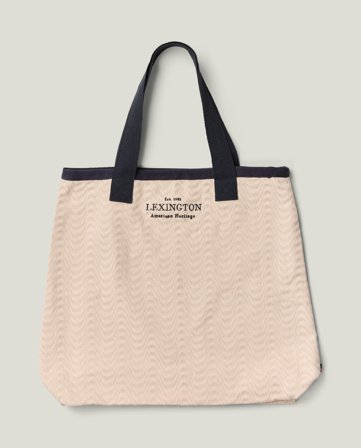 Lexington Wave jaquard shopper, offwhite