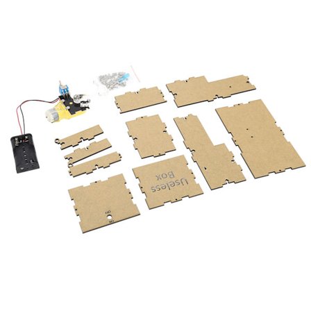 Svart Akryl Kjedelig Boks DIY Stressreduserende Interessant Boks for Bursdagsfestivalgave