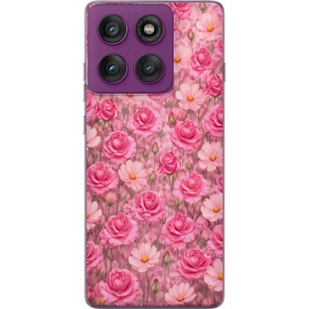 Yhteensopiva Puhelinkuori Motorola Edge 60 Pro Petal Reverie Blush Rose