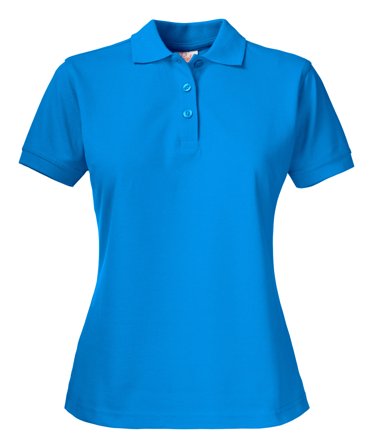Printer Surf Pro Lady Poloshirt Hav blå Havblå, Tøj