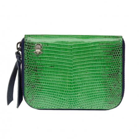 Claris Virot, Wallets & Cardholders Zielony, Kobieta, Rozmiar: ONE Size