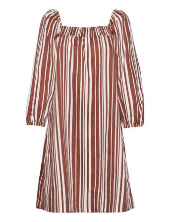 Esginny 3/4 Over Dress Dresses Summer Dresses Brun Esme Studios*Betinget Tilbud