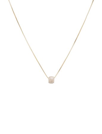 Shea Crystal Pendant Necklace Gold-Plated Gold Pilgrim