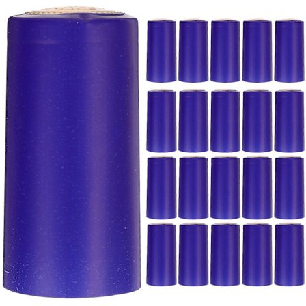 50 st Krymphättor för Vinflaskor Värmekrympande Kapslar Vinkrympfolie för Vinkällare Hem