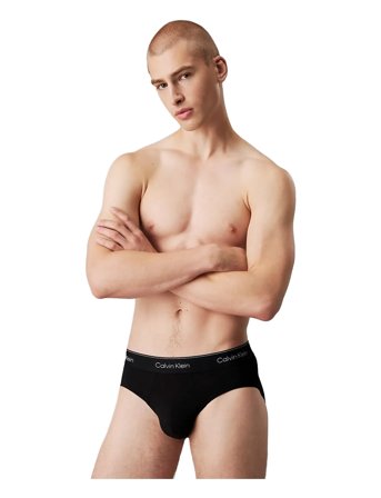 Hip Brief 3Pk Black Calvin Klein