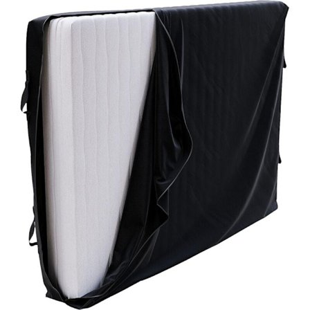 Flyttemadrassbeskyttelse 137 x 74 cm (Tykkelse 17 cm) - 4 Håndtak og Glidelås - Vanntett Madrassbeskyttelse