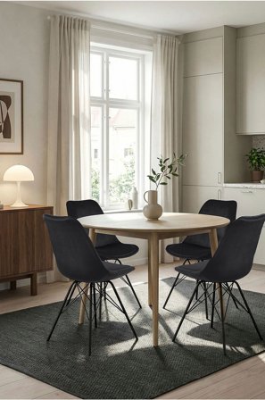 Homeroom Collection - Adele 2-pack ruokailutuoli - Harmaa - Tuolit - - Homeroom