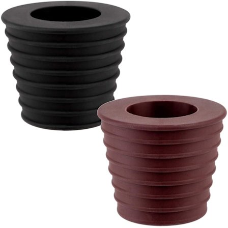 2x Gummi Parasol Keglekile til Base Holder Hulprop Bord