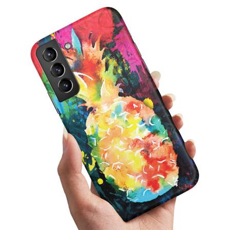 Samsung Galaxy S21 - Skal/Mobilskal Regnbåg Ananas