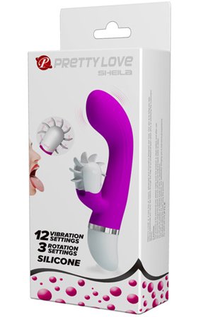 Kjøp Pretty Love Sheila - Vibrator med slikkehjul | God pris