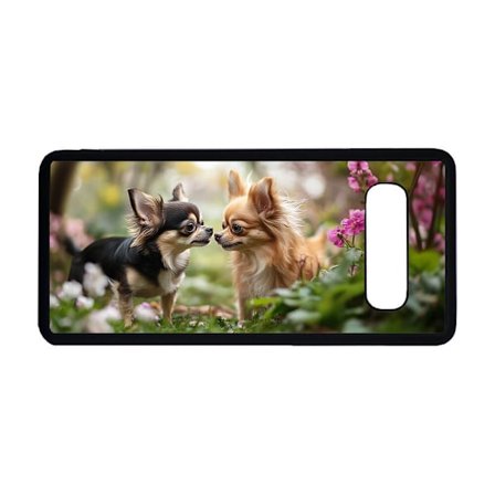 Långhårig Chihuahua Samsung Galaxy S10 Skal