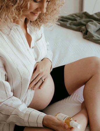 Kit & Kin Stretch Mark Oil - Yellow - 100 ML