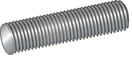 ESSVE 62111152 Gängstång helgängad, FZB 8.8, 1 m M24, Infästning