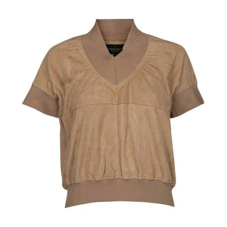 Onstage, Top suede Beige, Dames, Maat:M
