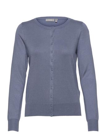 Zubasic 60 Cardigan Essentials Strikkegenser Cardigan Blå Fransa