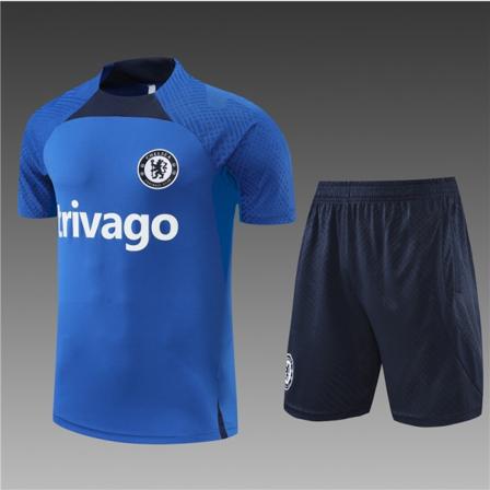 22-23 ny säsong Chelsea kortärmad jerseydräkt blue M