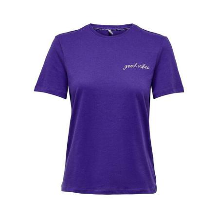 Only T-Shirts , Paars , Dames , Maat: M