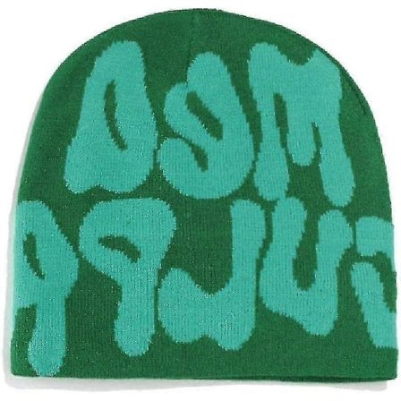 Pipot, kirjainpainatuspipot Mea Y2k -pipot, hattu naisille miehille, löysät pipot ja neulotut pipot unisexille (musta ja valkoinen)