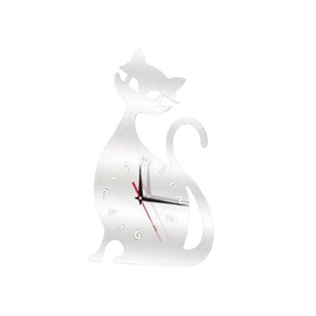 Seinäkello Taide Hauska Kodin Sisustus Hiljainen Kello Makuuhuoneeseen Olohuoneeseen Keittiöön Musta (LGL)