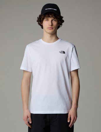 The North Face M Ss Box Nse Tee - White - XL