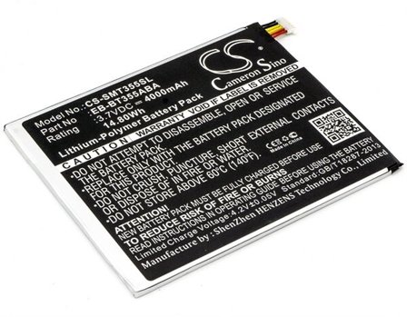 Akku Tabletti tuotteeseen Samsung SM-T355, SM-T355C, SM-T357W ja muut.