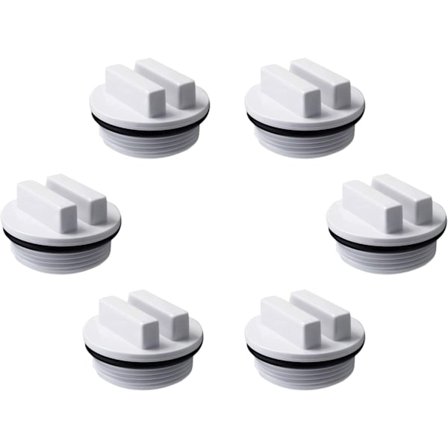 Artiklar - Vinterplugg kompatibel med poolmunstycke - med O-ring - 1,5" yttergänga - Vinterplugg kompatibel med inloppsmunstycken eller skimmer