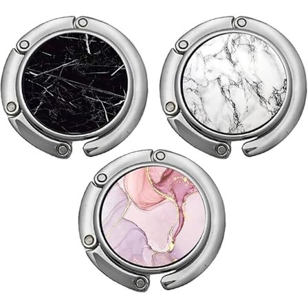 3 KPL Metallinen Kokoontaitettava Laukun Koukku Kokoontaitettava Laukun Koukun Pidike Liukumaton Kokoontaitettava Käsilaukun Pidike Käsi Toimisto 