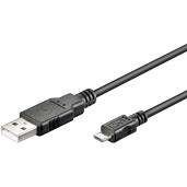 Goobay USB 2.0 USB-kabel 30cm Sort