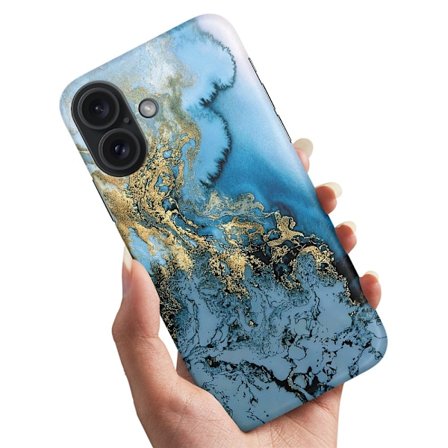 iPhone 16 Plus - Cover/Mobilcover Kunstmønster
