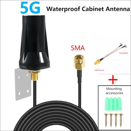 5G Antenne 4Gnb Modul Hus 2.4G Wifi Iot Antenne Smart Terminal Med Ts9 Adapterkabel