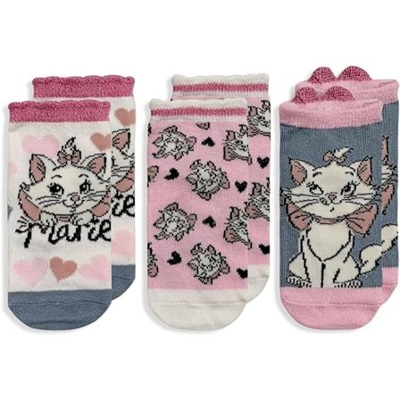 Disney Marie Babystrumpor / Strumpor för Baby - 3-pack 6-12 månader