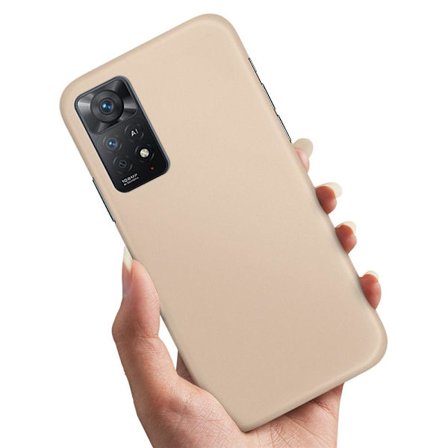 Cover / Mobilcover til Xiaomi Redmi Note 11 - Beige