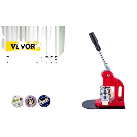 Knappmärksmaskin, Manuell Drift, 200-300 Stycken Per Timme,44mm med 1000st