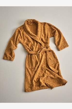 Jotex - Badekåpe - Økologisk Sennepsgul - ALESSIO - Kjøp Morgenkåper hos Jotex