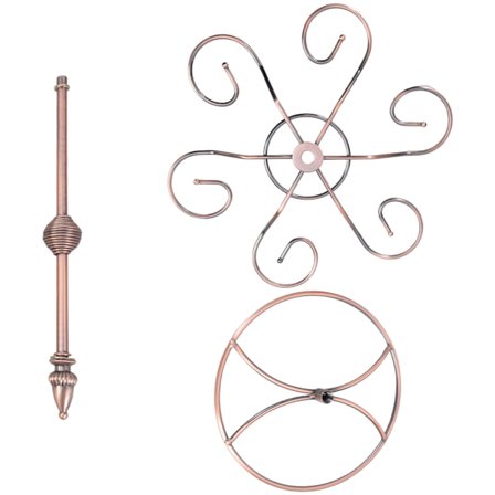 Ylösalaisin roikkuva viinilasiteline Eurooppalainen koristeellinen teline ruokailuhuoneeseen tilaa säästävä 6 koukun jalallisten lasien ripustin