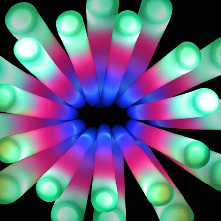 10-pack LED-skumstavar, Glow Sticks i bulk