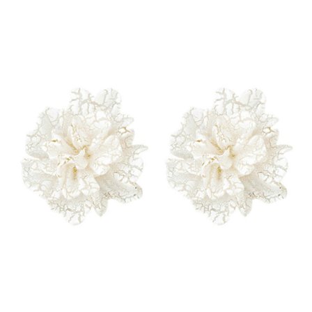 Elegante blomster ørestikker, delikate kamelia blomster øreringe, fashionable ørestikker, charme smykker til kvinder