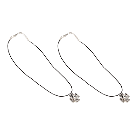 2 st Jesus Halsband Metall Vintage Präglad Krona av Törnen Jesus Ansikte Kristus Hänge Kläder Tillbehör