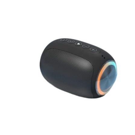 Bærbar Bluetooth-høyttaler, høyttaler med subwoofer, lengre spilletid, Bluetooth 5.0, bærbar høyttaler for fest strand camping, (svart)