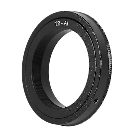 Adapter til T2 objektiv til Nikon F Mount kamerahus D50 D70 D80 Sort