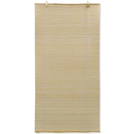 vidaXL Rullgardin naturlig bambu 80 x 160 cm