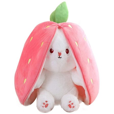 Bunny Gulrot Plysj Leker Jordbærpute JORDBÆRKININ