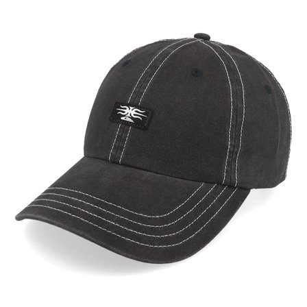 Quiksilver - Schwarz unconstructed Cap - Kids Mercury Cap Black/Black Dad Cap / Unconstructed @ Hatstore
