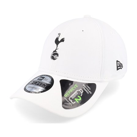 New Era - Football White adjustable Czapka Z Daszkiem - Tottenham Hotspur Repreve 9FORTY White/Black Adjustable @ Hatstore