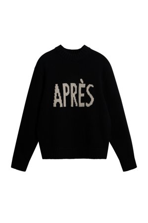 J.Lindeberg - Fabian Graphic Knit Sweater - Svart - Man - XL