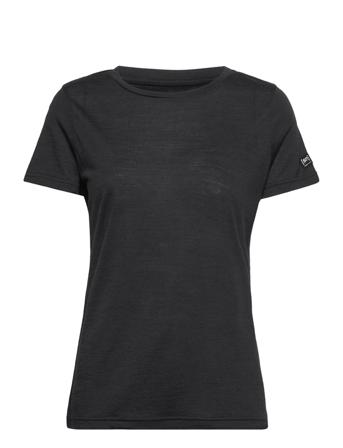 W The Essential Tee T-shirt Top Sort Super.natural