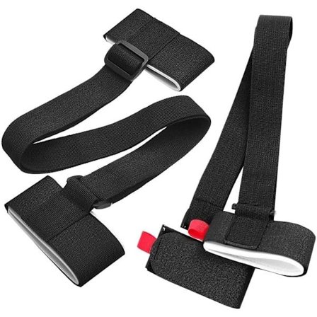 2 stk. Ski Holder Justerbar Skulderrem Ski Rem