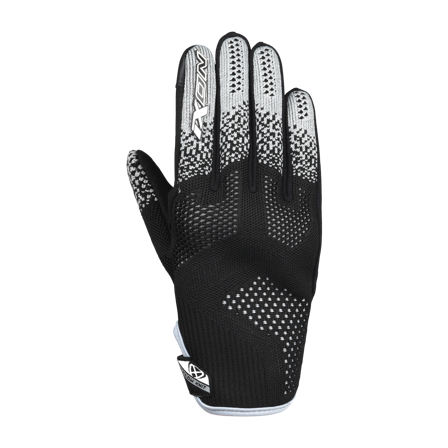 Motorradhandschuhe Ixon IXFLOW KNIT Damen Schwarz/Silber M