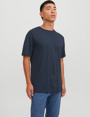 Jack & Jones Jjeorganic Basic Tee Ss O-Neck Noos - Navy - XL