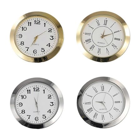 55 mm Quartz Ur Retro Romerske og Arabiske Tal Ur Simple Ur Tilbehør Indlagt Håndværksur (FMY)